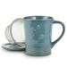 View 1 of Sky Blue Dancing Leaves Mug