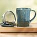 View 3 of Sky Blue Dancing Leaves Mug