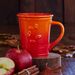 View 3 of Orange Spice Dancing Leaves Mug
