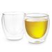 View 1 of 8 oz Pavina Double Wall Glass Cups (Set of 2)