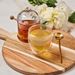 View 3 of 8 oz Pavina Double Wall Glass Cups (Set of 2)
