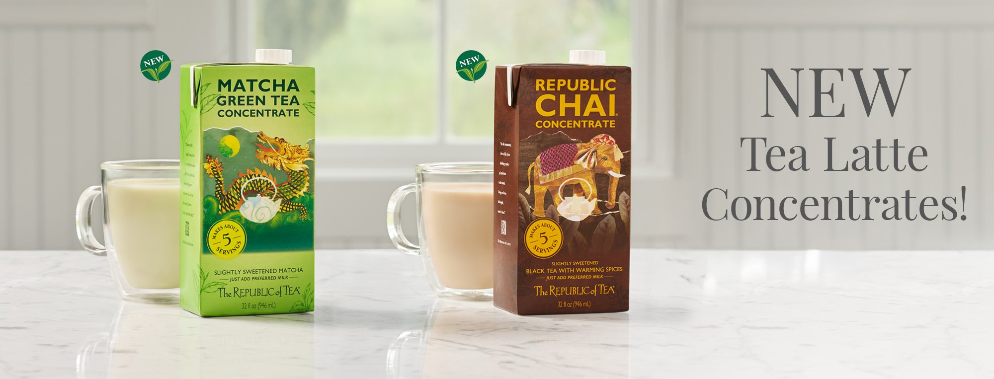 NEW Tea Latte Concentrates