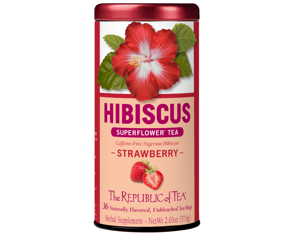 strawberry hibiscus non-alcoholic drink